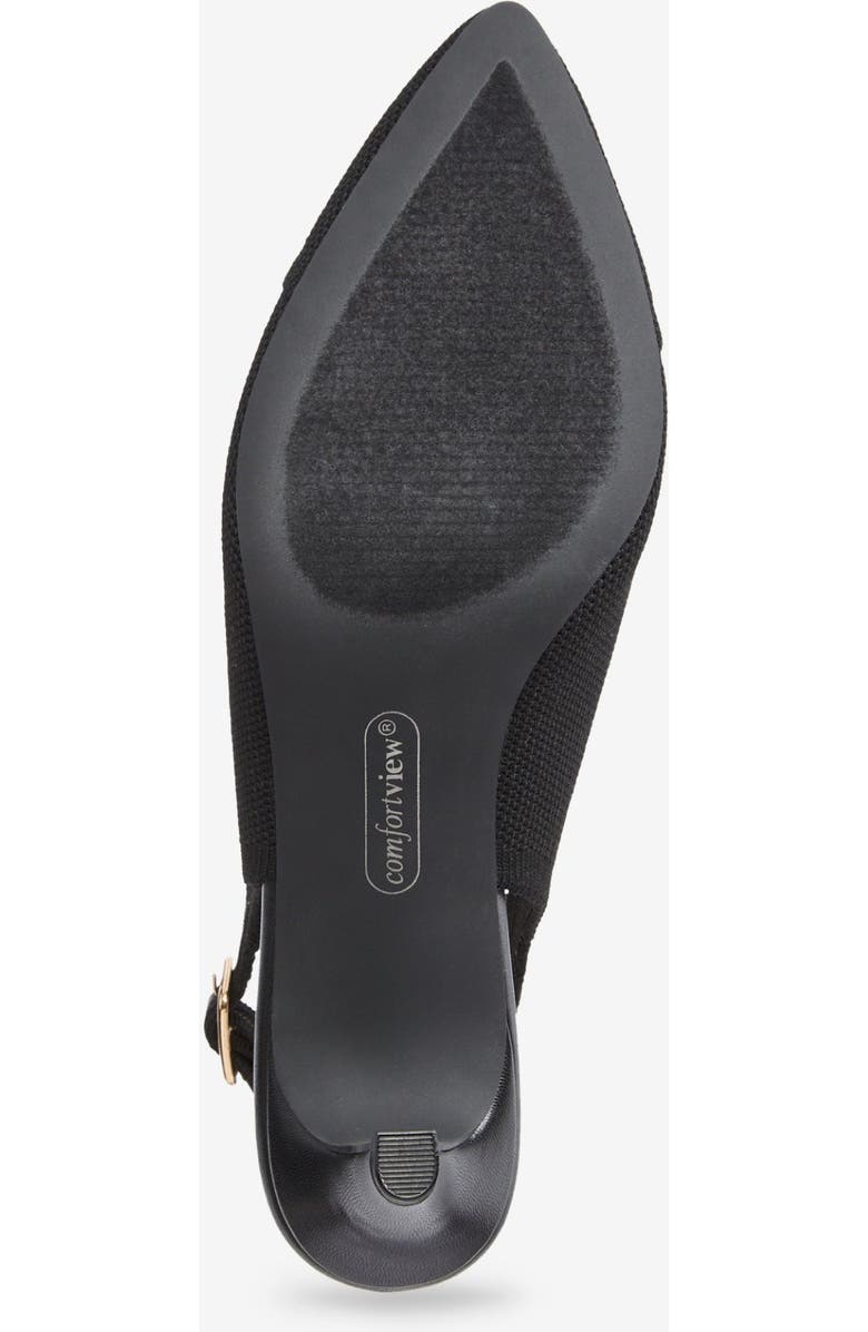 Comfortview The Karoline Sling Back, Alternate, color, Black