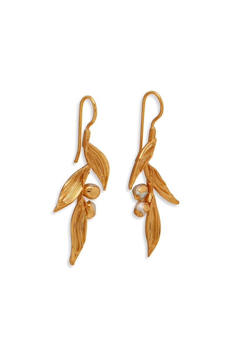 Dhwani Bansal HAYA EARRINGS, Alternate, color, Gold Plated