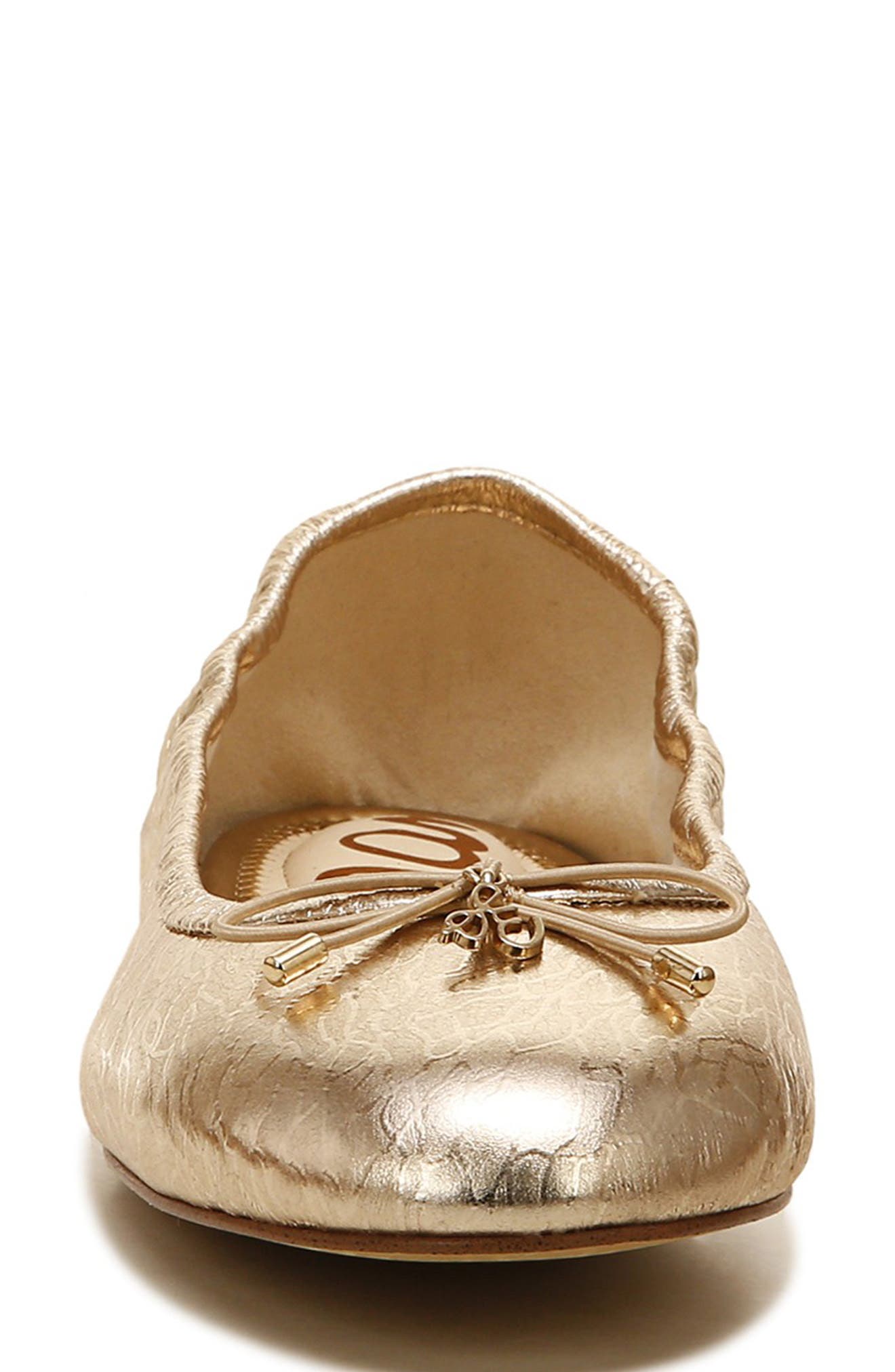 Sam Edelman Felicia Flat, Alternate, color, Gold Leaf