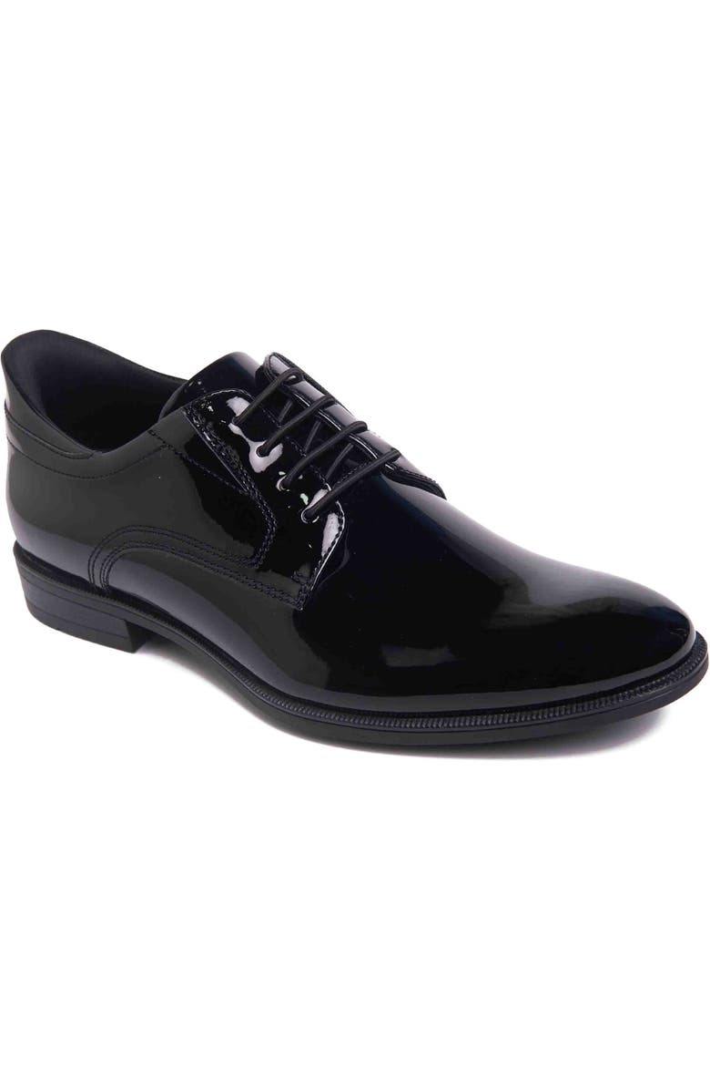 Marc Joseph New York State Street Plain Toe Casual Oxford, Main, color, Black Patent