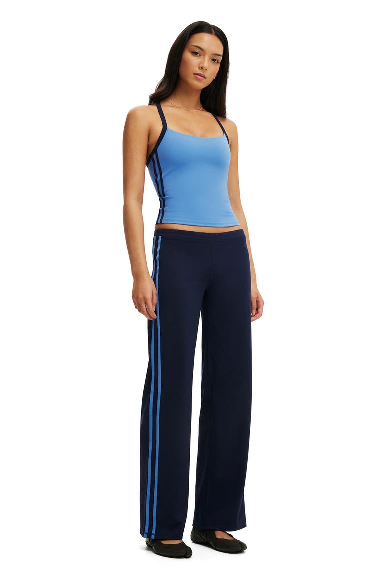 Women's Active Ultra Soft Low Rise Straight Leg Pant, Alternate, color, Prep Sport Navy Ultramarine
