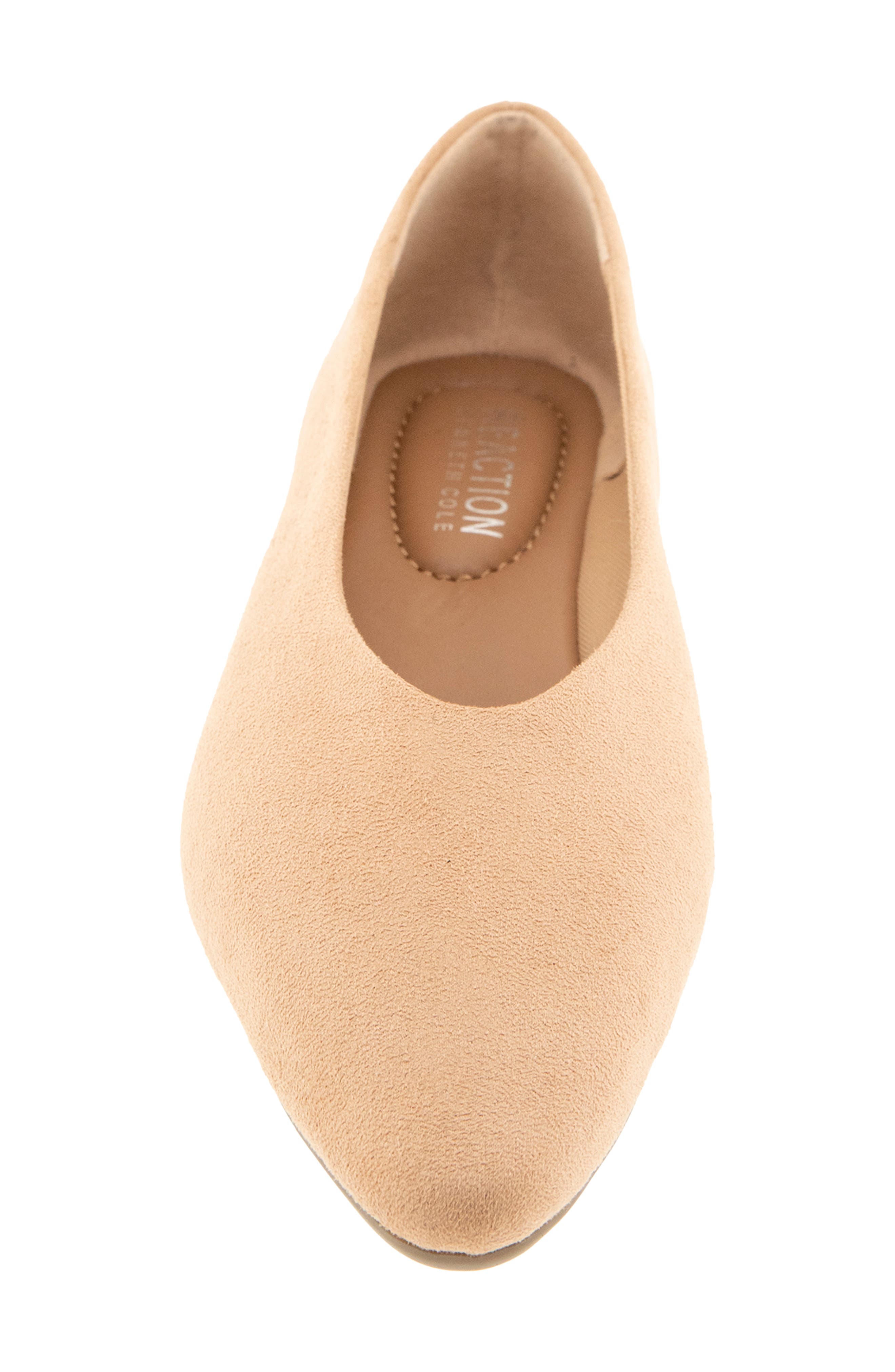 Leonore Faux Leather Flat, Alternate, color, TAN MICRO
