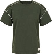 TINY TRIBE Kids' Piping Dropped Shoulder Tee