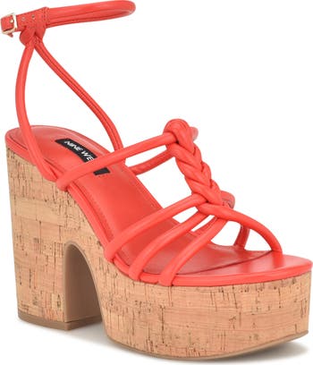 【NINE WEST】Olander ノット プラットフォーム サンダル Nine West Olander Platform Sandal (Women) | Nordstromrack