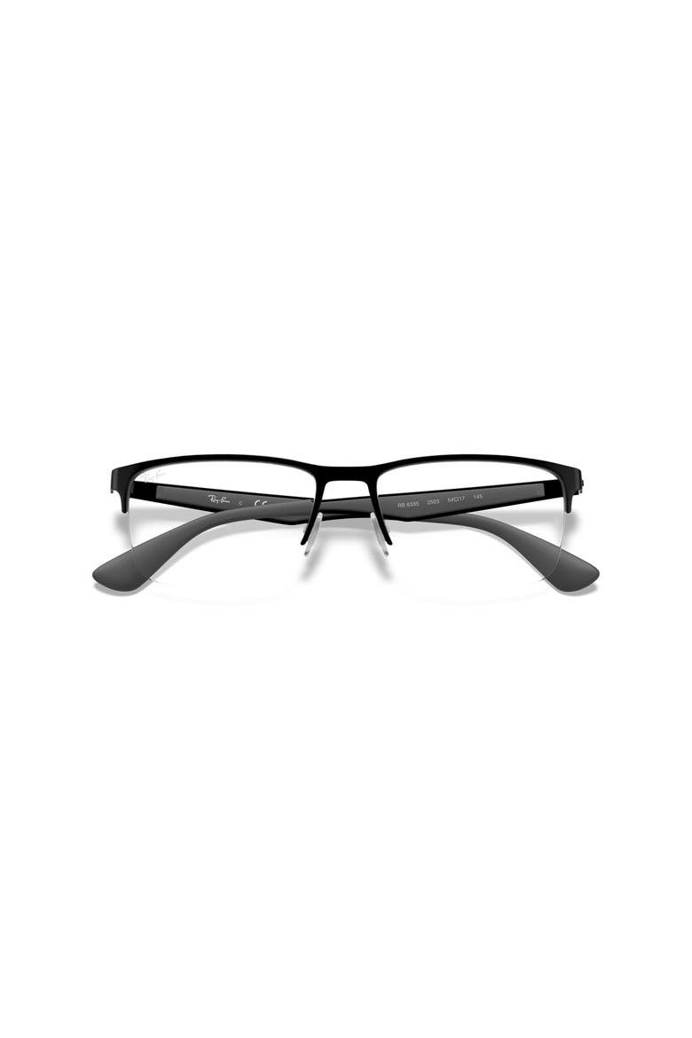 58mm Rectangle optical glasses, Alternate, color, Black