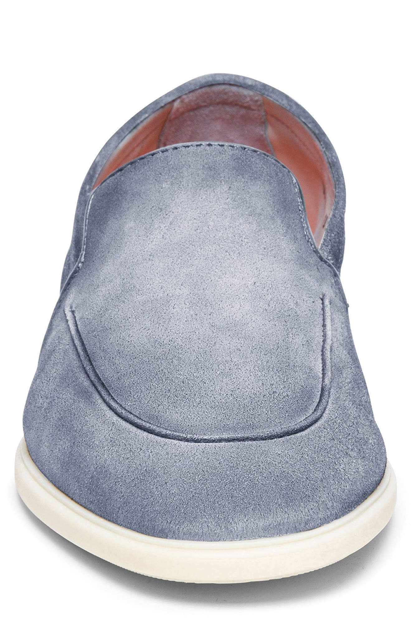Santoni Malibu Loafer, Alternate, color, Grey