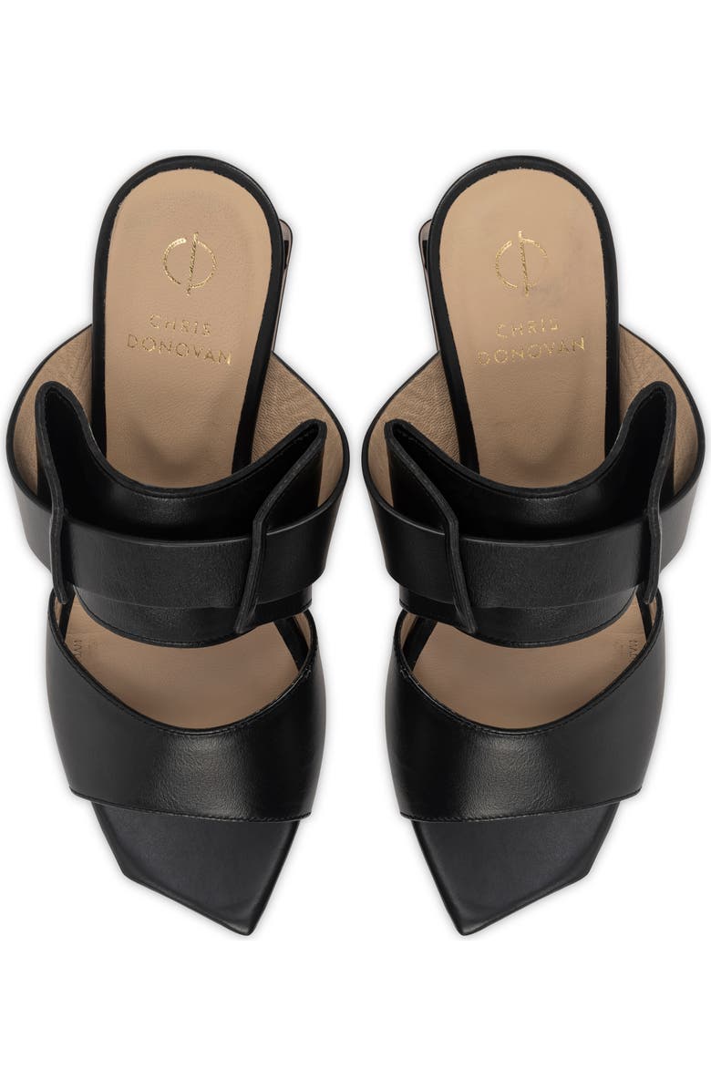 Chris Donovan Footwear Aki Sandal, Alternate, color, Black