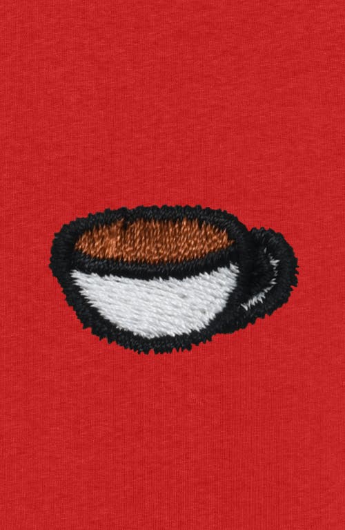 Dalix Mens Lil Coffee Heavy Weight Cotton Tee