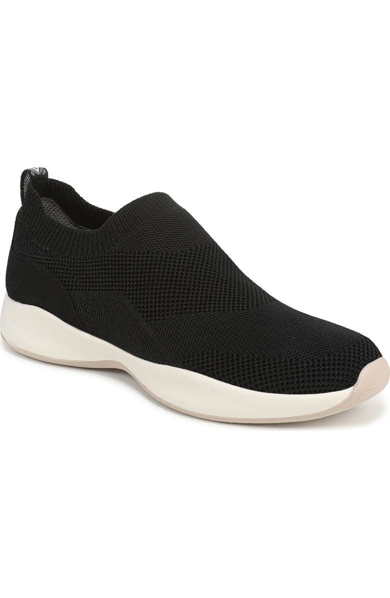 LifeStride Upbeat Slip-On Sneaker, Main, color, Black Engineered Knit