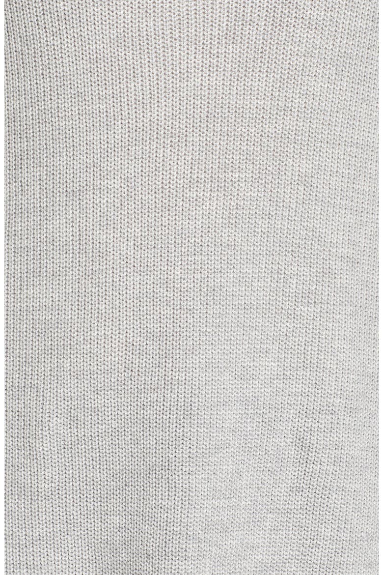 Treasure&Bond Layered Split Hem Sweater, Alternate, color, GREY HEATHER
