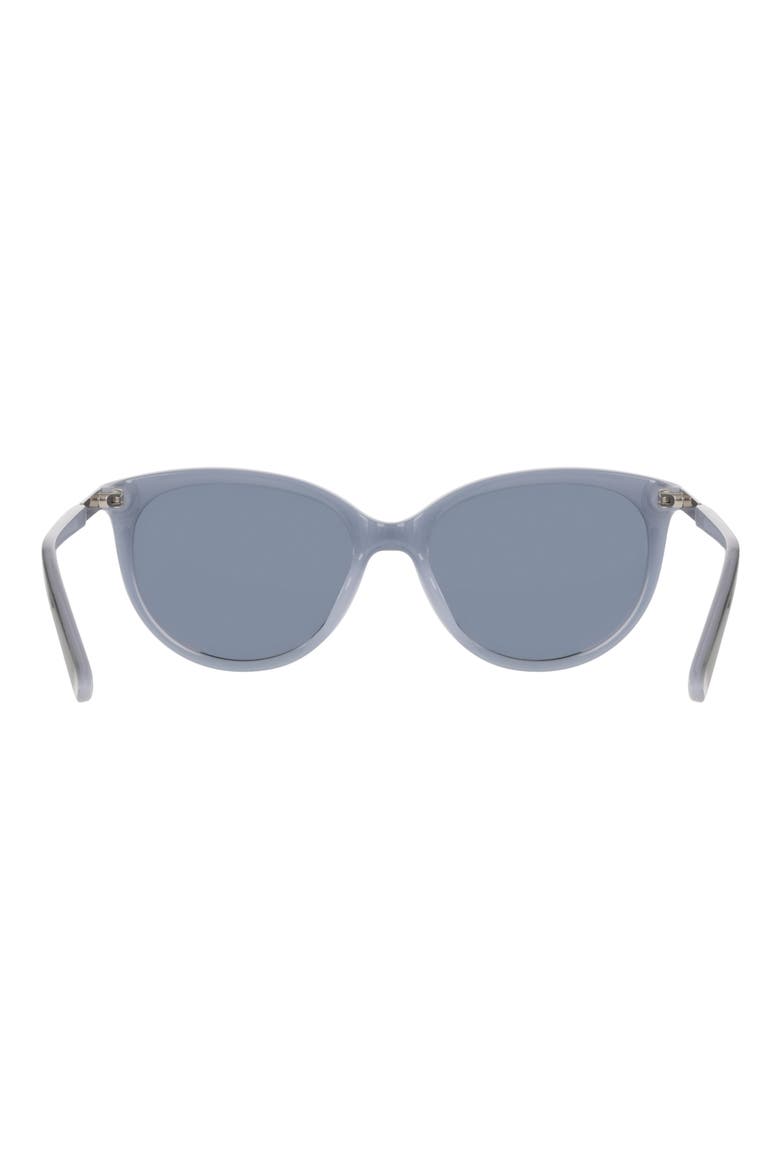 58mm Oval Sunglasses, Alternate, color, BLACK