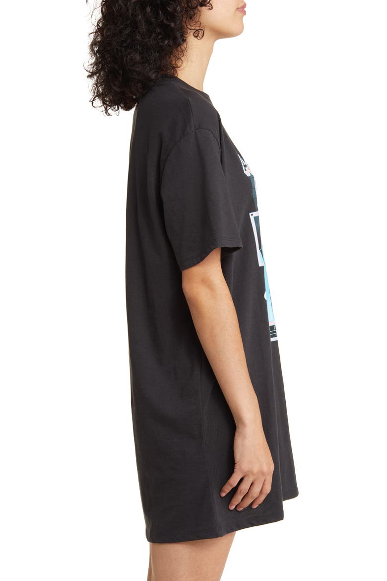 Retro Graphic Short Sleeve Sleep Shirt, Alternate, color, BLACK GRAPHIC NOSTALGIA