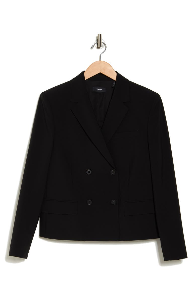 Theory Crop Double Breasted Jacket, Alternate, color,