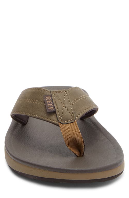 Reef Journeyer Flip Flop Sandal In Gray