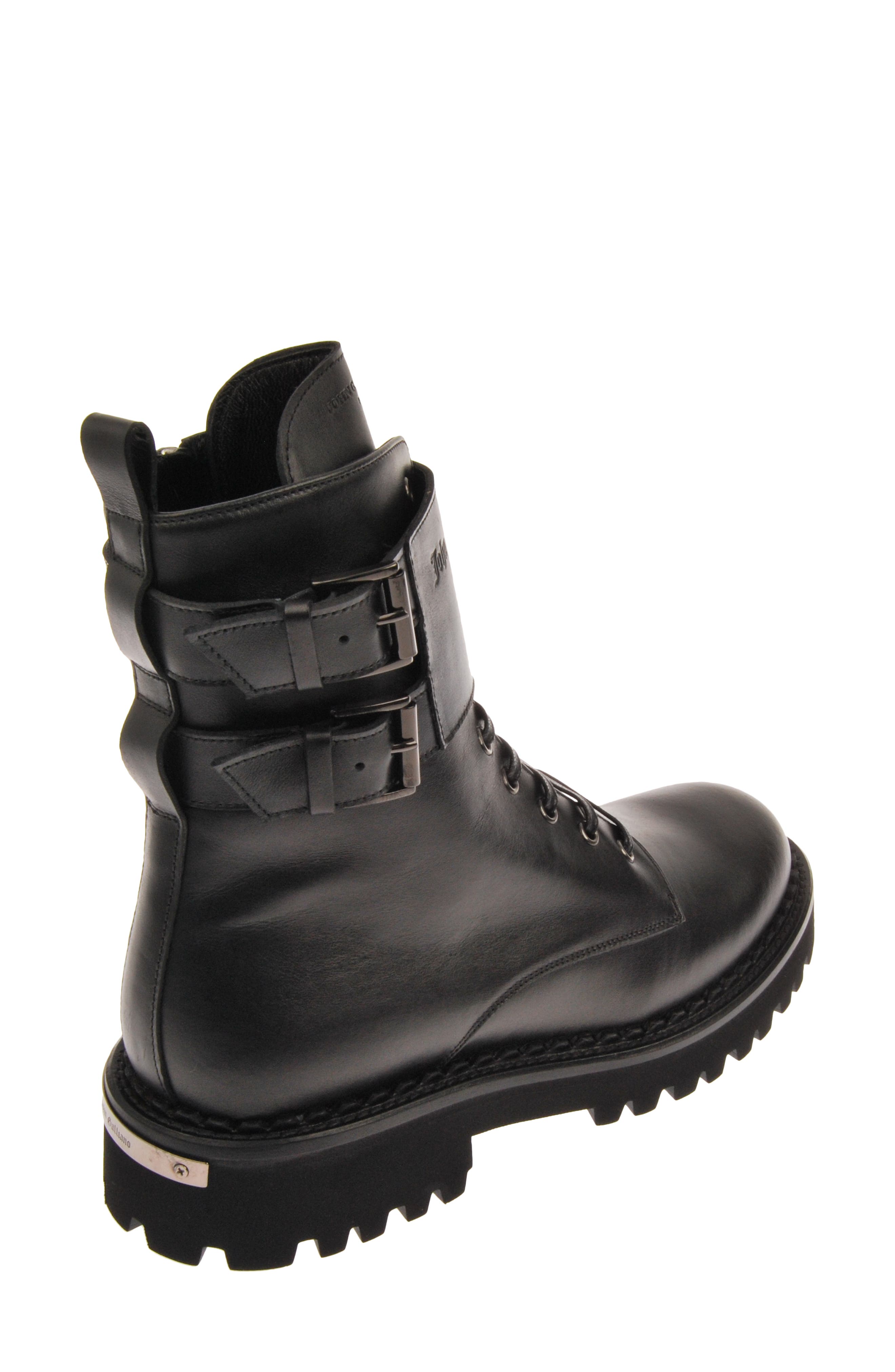 John Galliano Paris John Gallioano Combat Boot, Alternate, color, 