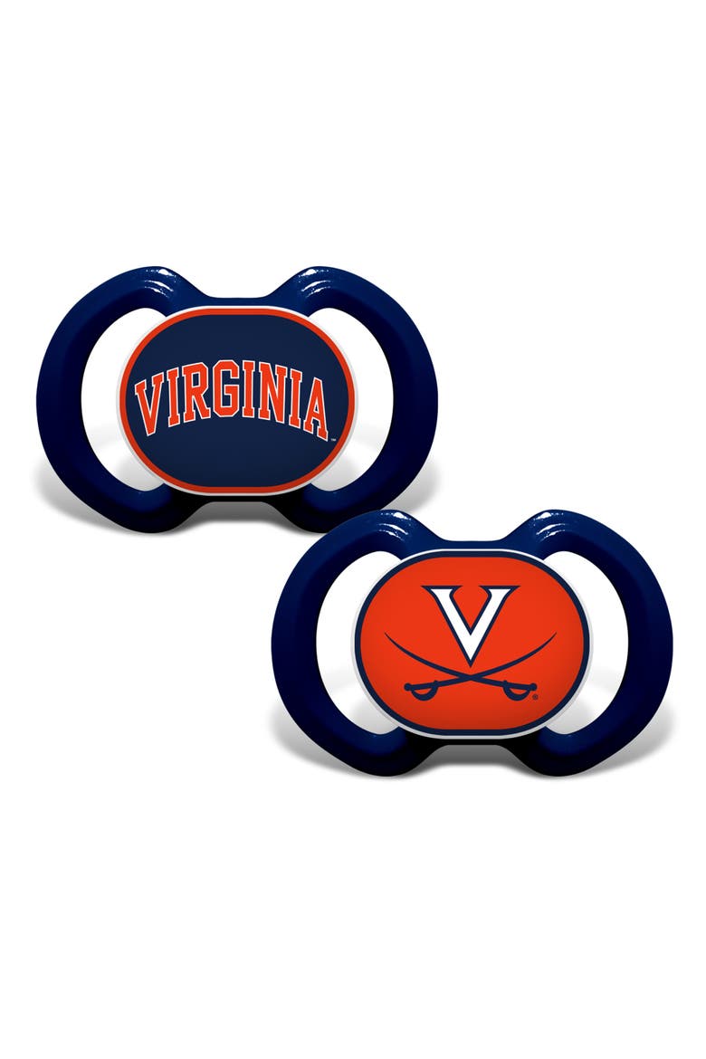 Virginia Cavaliers Pacifier 2-Pack, Main, color, Multicolor