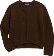 Freshman Kids' Seamed V-Neck Sweater