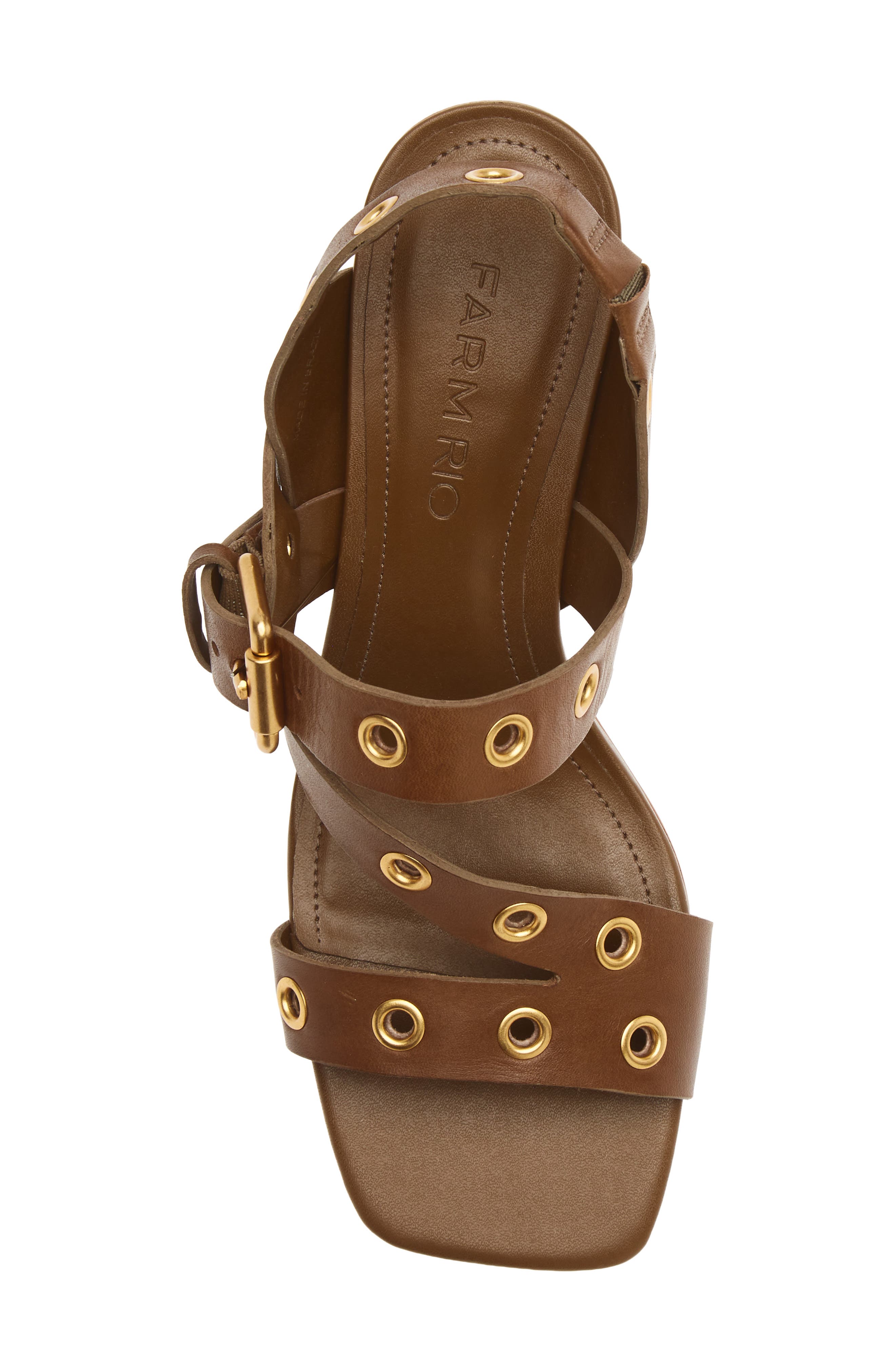 Buckle Block Heel Leather Sandal, Alternate, color, SAND