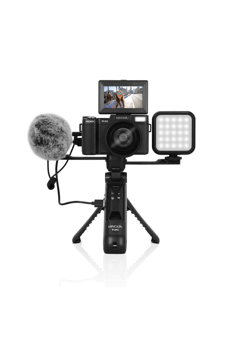 4K Ultra HD Vlogging Camera Kit, Main, color, Black
