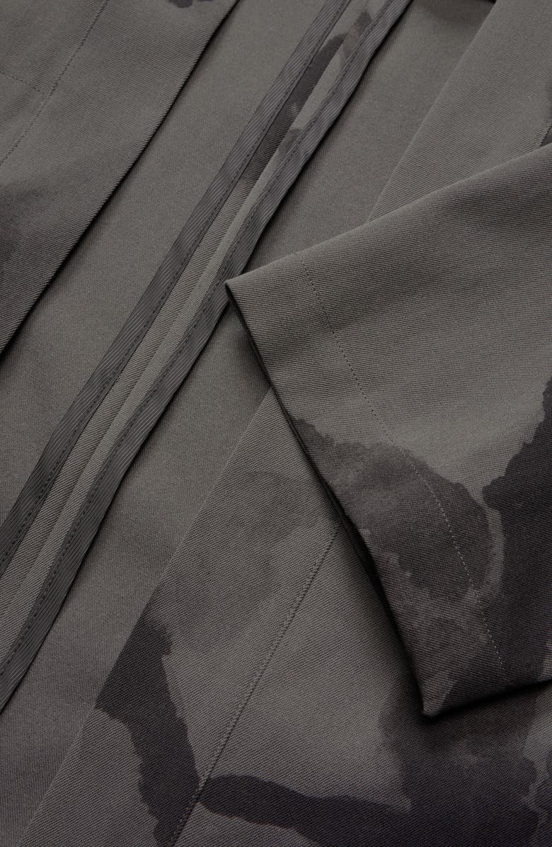 Sasquatchfabrix Crow Print Wool Haori Jacket, Alternate, color, 