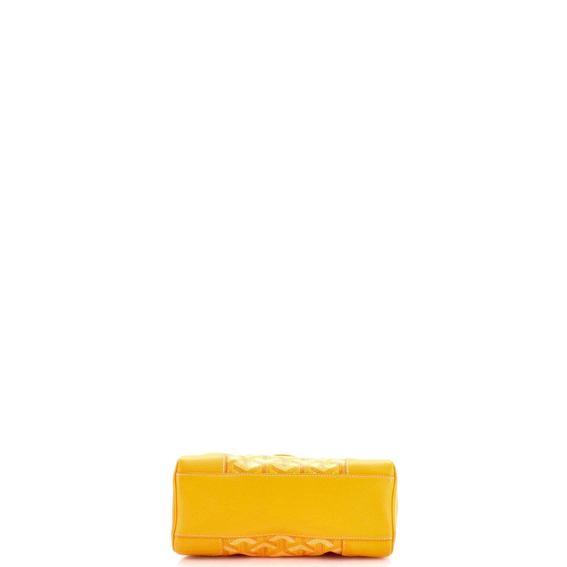 Saigon Top Handle Bag Coated Canvas with Leather Mini, Alternate, color, Yellow