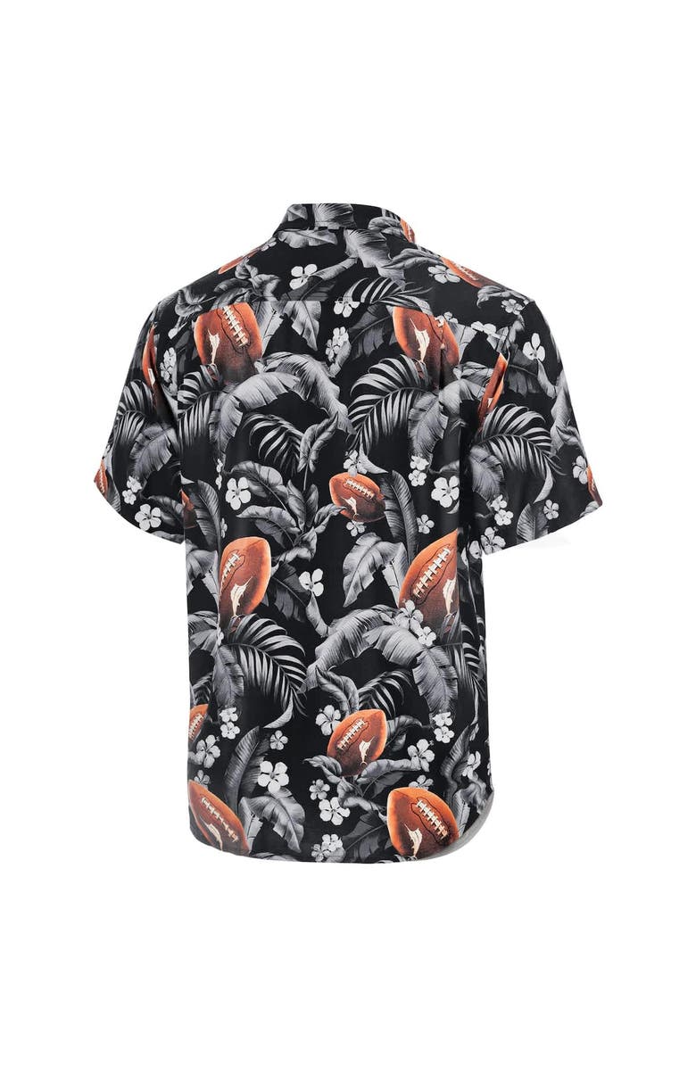 Tommy Bahama Men's Tommy Bahama Black Ohio State Buckeyes Veracruz Cay First Down Blooms Button-Up Shirt, Alternate, color, Black