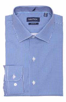 Nautica Slim Fit Check Dress Shirt