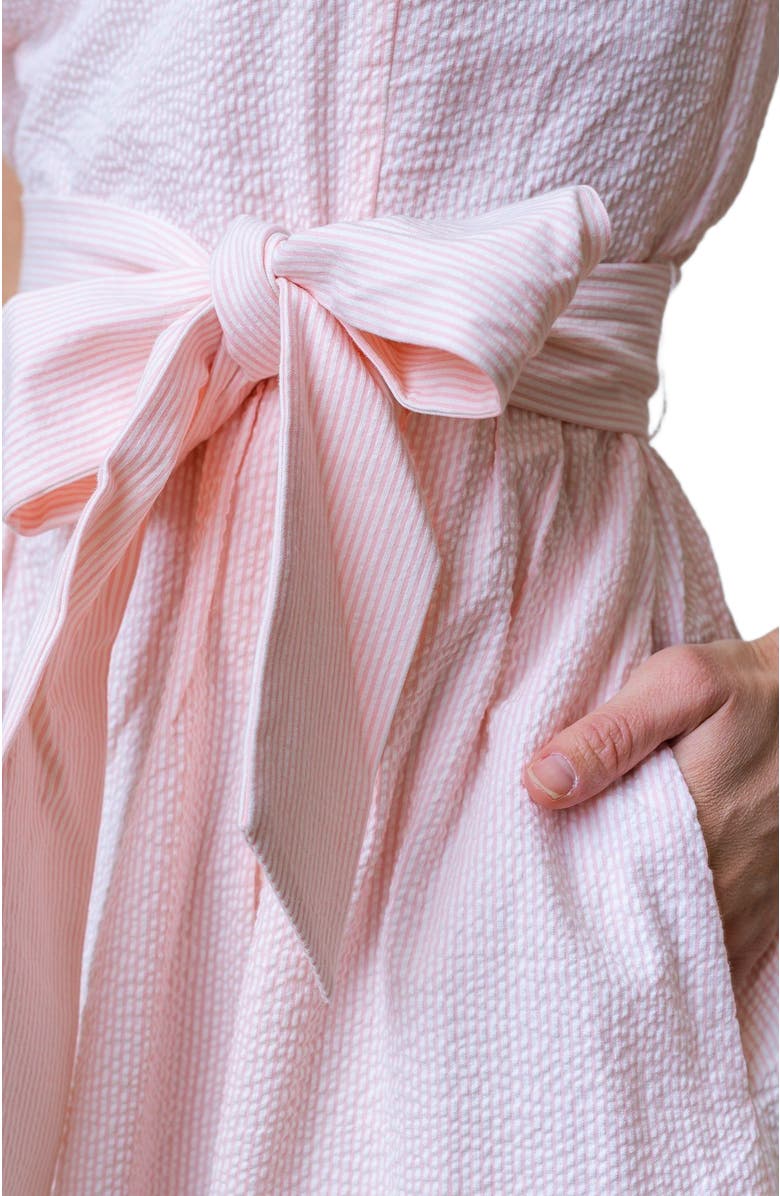 Hope & Henry Women's Organic A-Line Dress with Sash, Alternate, color, 