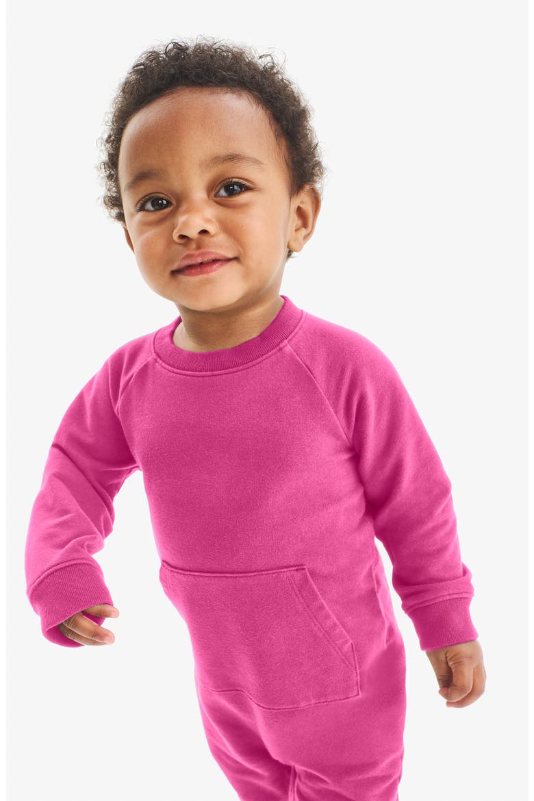 French Terry Sweatshirt Romper, Alternate, color, TULIP