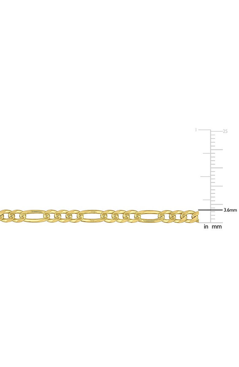 DELMAR 3.8mm Figaro Chain Necklace, Alternate, color, 
