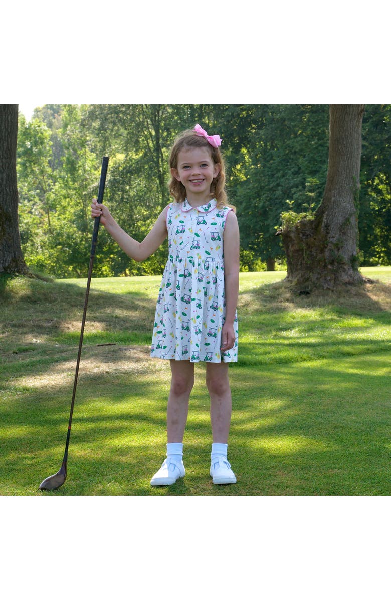 Rachel Riley Golf Jersey Dress, Alternate, color, Ivory