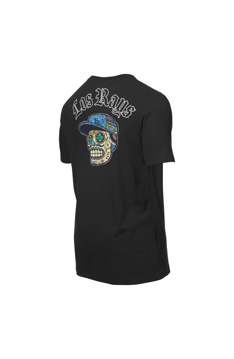 New Era Men's New Era Black Tampa Bay Rays Sugar Skulls T-Shirt, Alternate, color, 