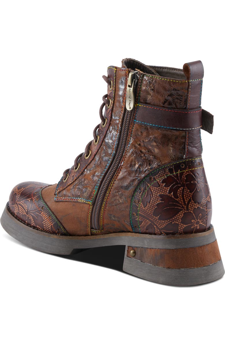 L'Artiste by Spring Step Harmanni Wingtip Lace-up Bootie, Alternate, color,