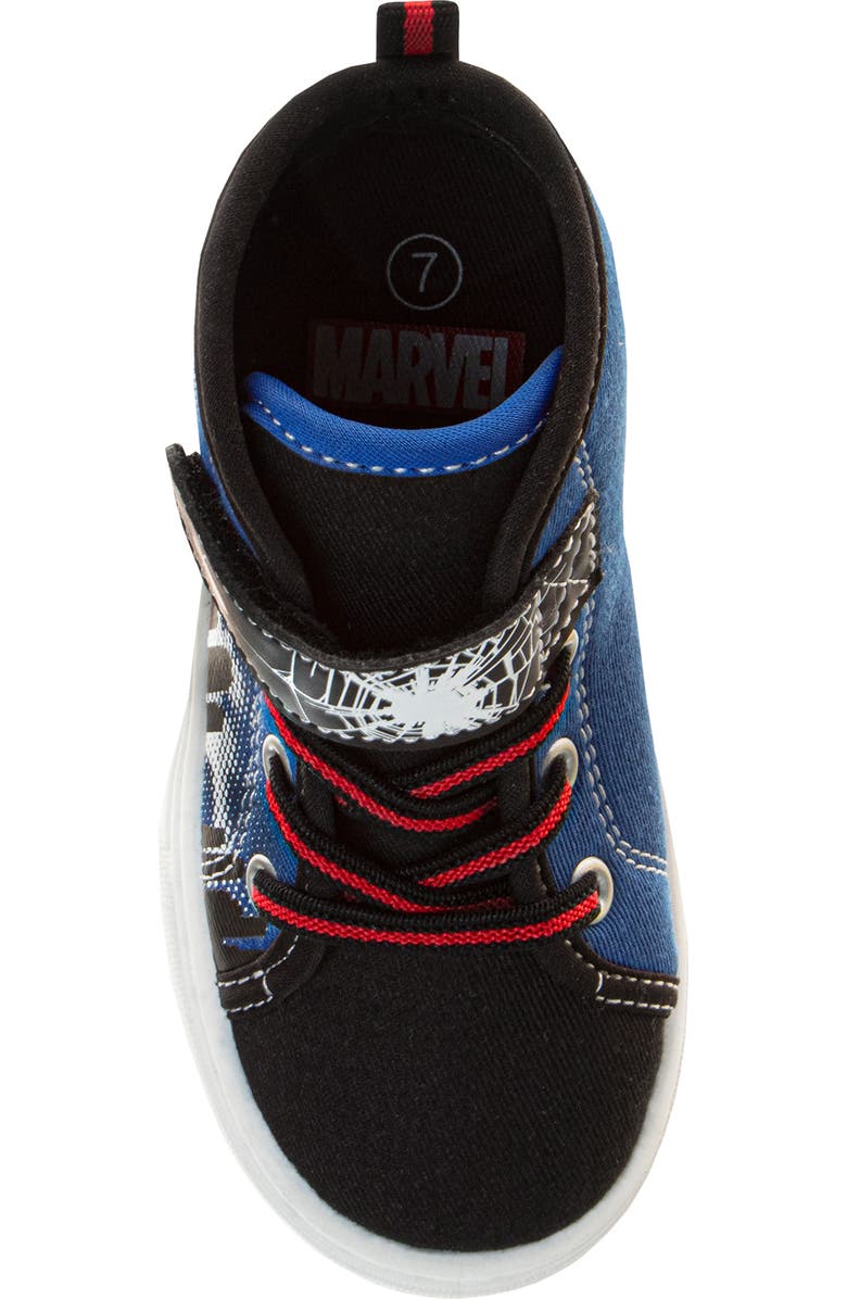 JOSMO Kids' Spider-Man High Top Sneaker, Alternate, color, Blrd