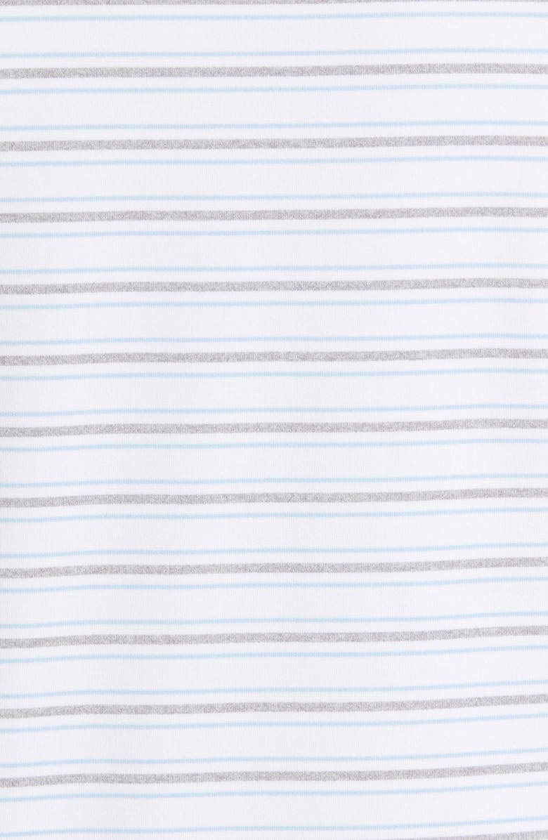 Mizzen+Main Versa Stripe Stretch Polo, Alternate, color, Mini Gray Stripe