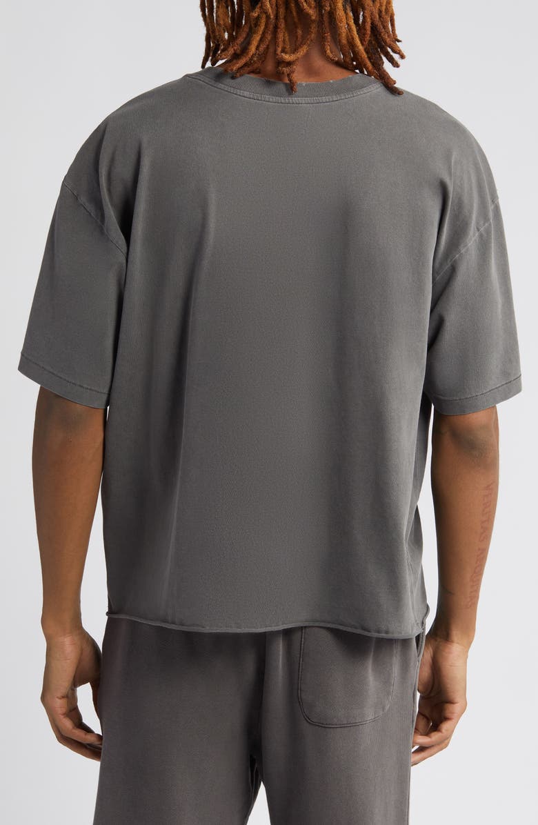 Elwood Core Oversize Crop Cotton T-Shirt, Alternate, color, Grey