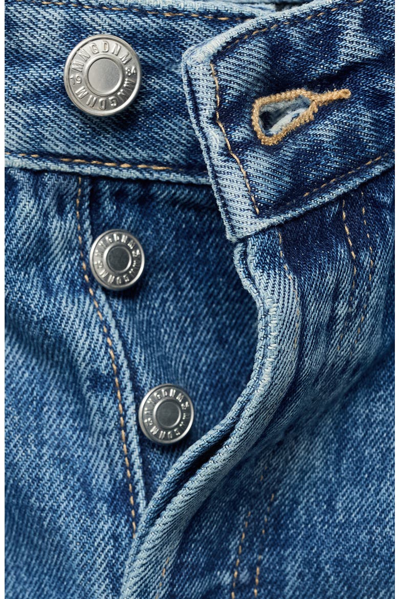 Cuffed Mid Rise Wide Leg Jeans, Alternate, color, OLD BLUE