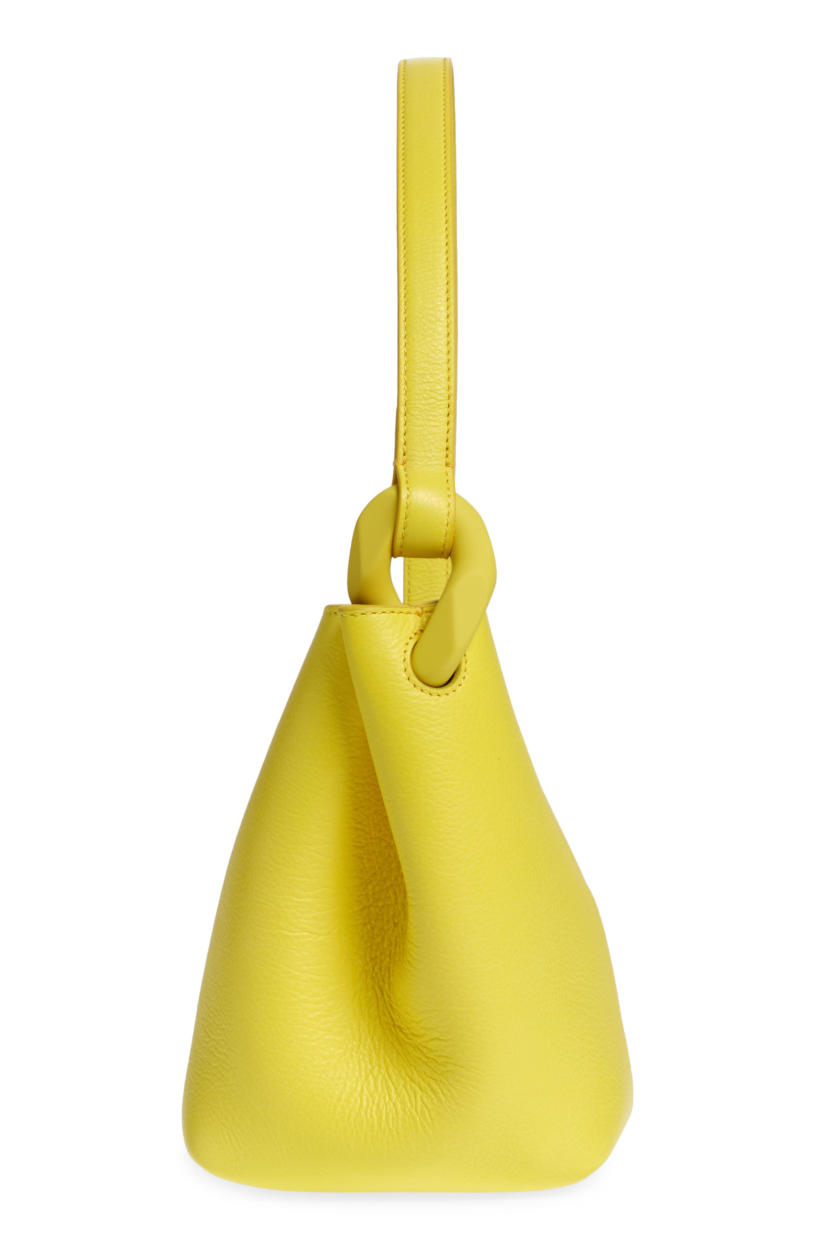 JW Anderson The JWA Corner Leather Bucket Bag, Alternate, color, 