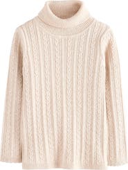 NEXT Kids' Cable Turtleneck Sweater