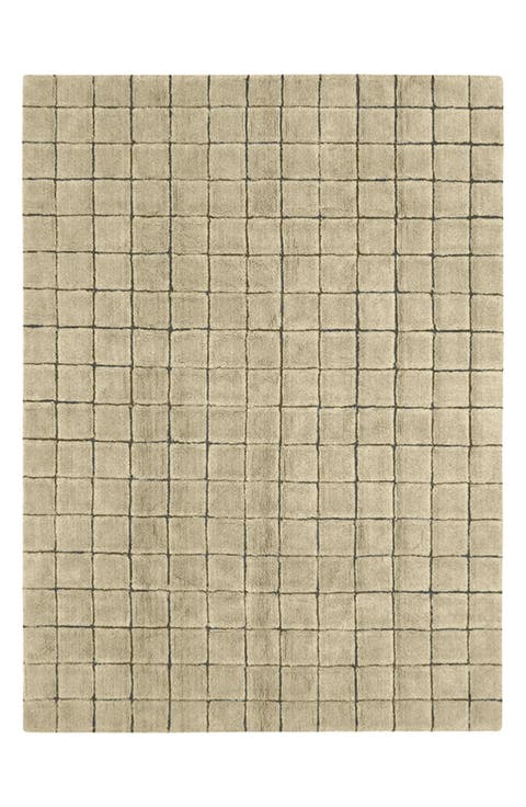 WoolableMosaic Washable Wool Rug
