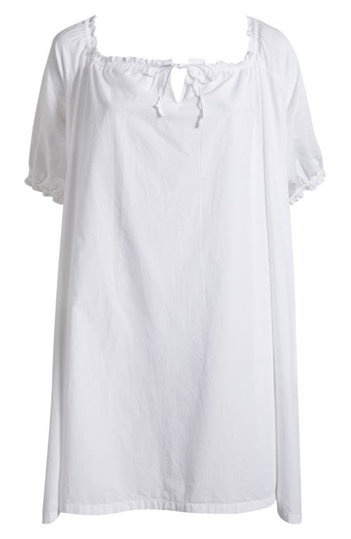 Nordstrom Tie Front Cotton Nightgown