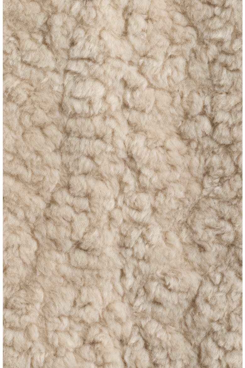 Faux Fur Combo Jacket, Alternate, color, GREY/ CREAM