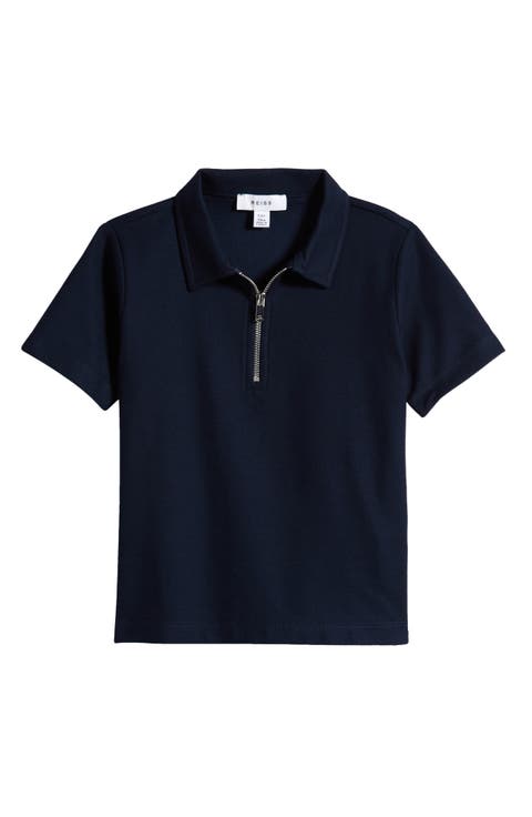 Kids' Cayman Sr. Zip Polo (Little Kid & Big Kid)