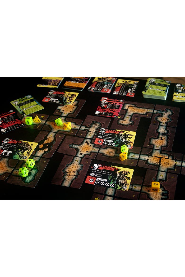 Narrative Crawler Card & Dice Game, Alternate, color, Multicolored