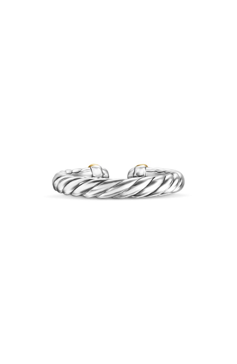 David Yurman Petite Cable Ring in Sterling Silver with 14K Yellow Gold, Alternate, color, Sterling Silver/ Gold
