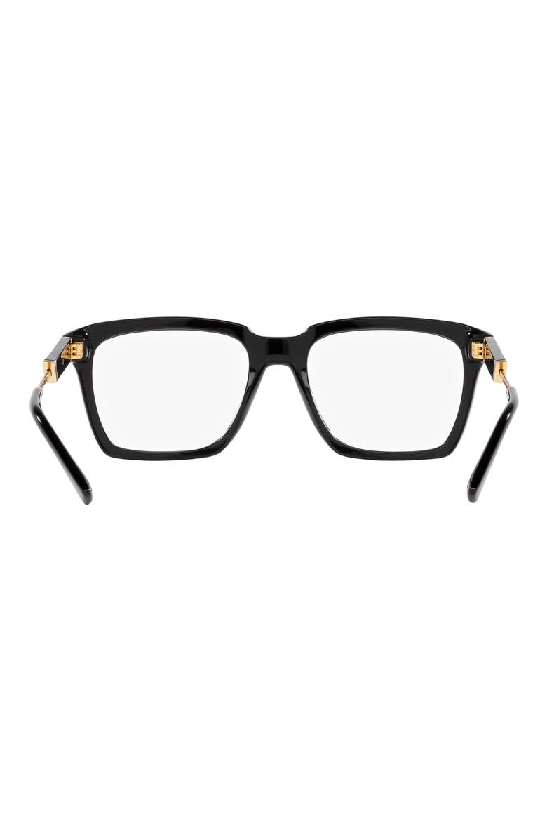 54mm Square Optical Glasses, Alternate, color, BLACK