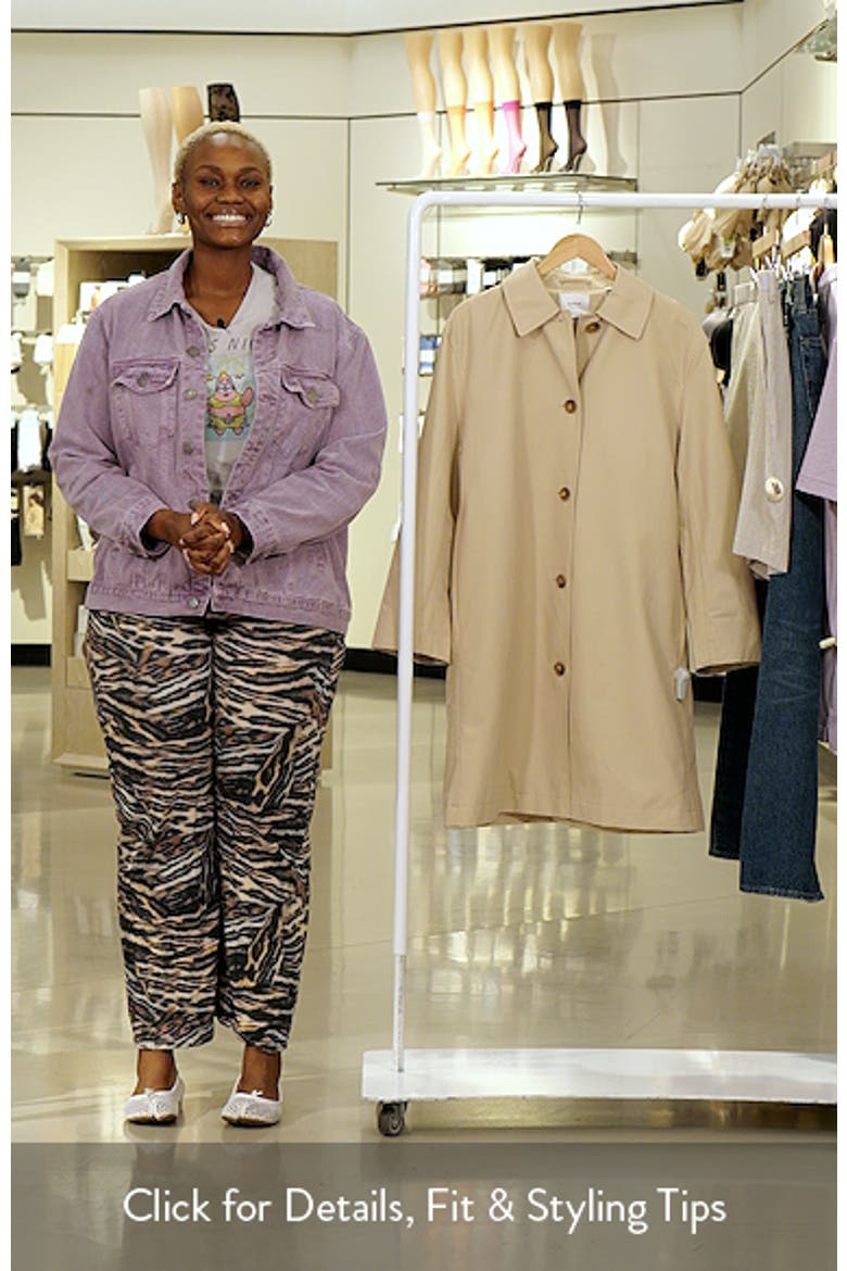 Tailored Longline Raincoat video