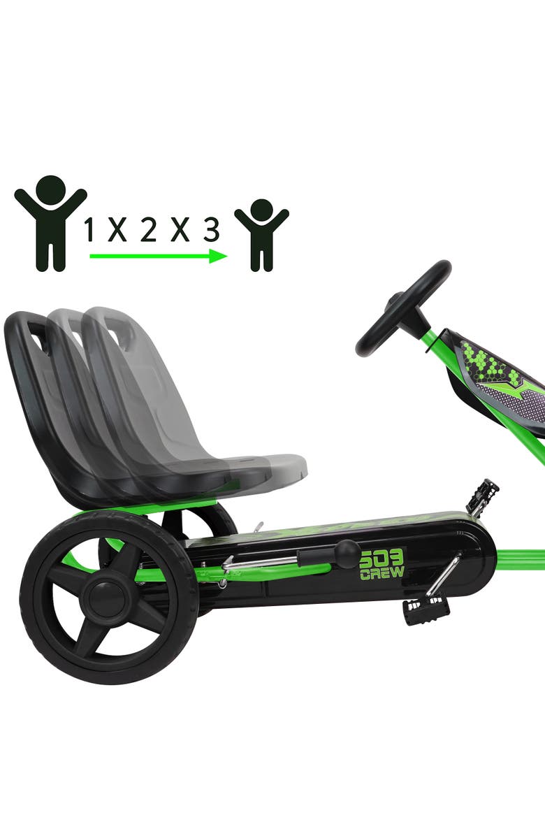 509 Crew Xspeed Pedal Gokart, Alternate, color, Multicolored