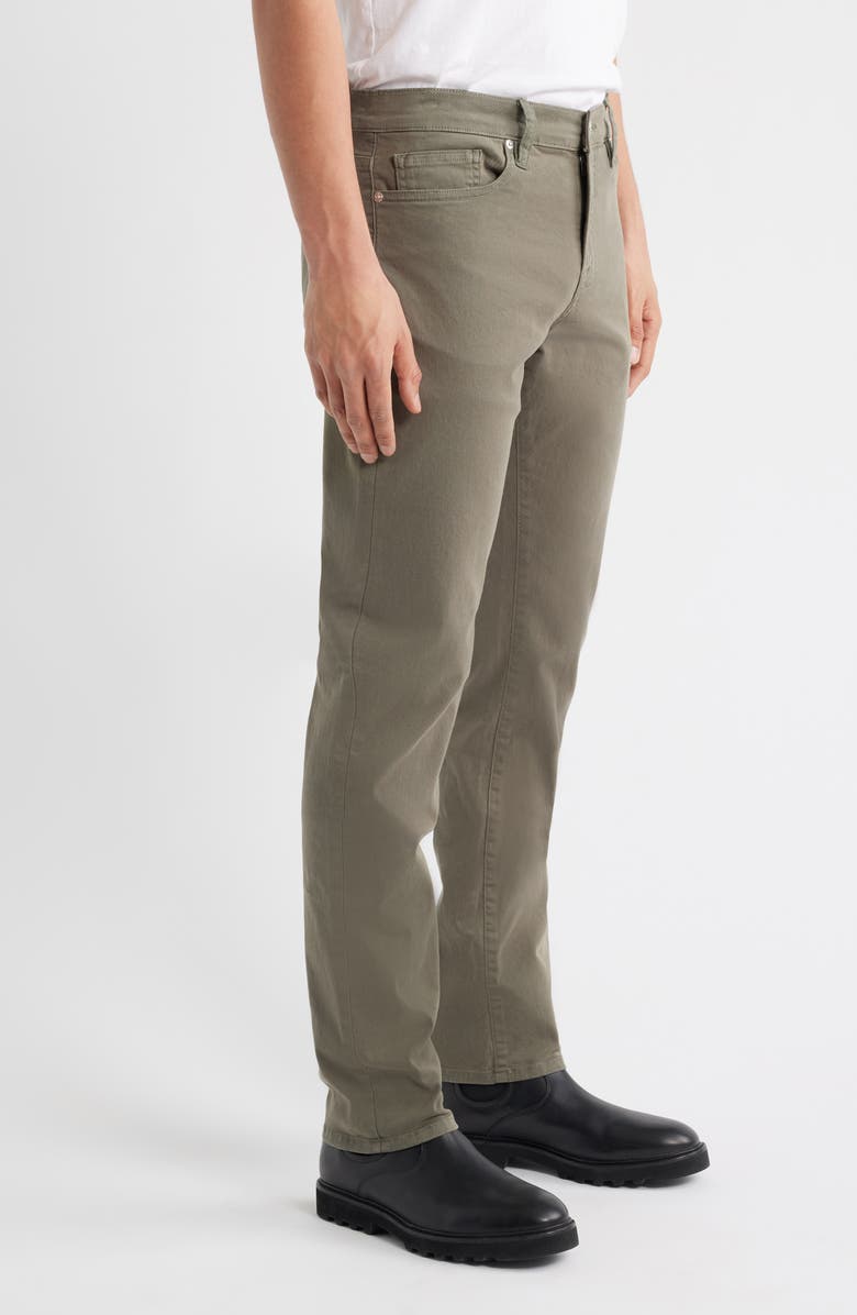 FRAME L'Homme Slim Fit Five-Pocket Twill Pants, Alternate, color, Military Green
