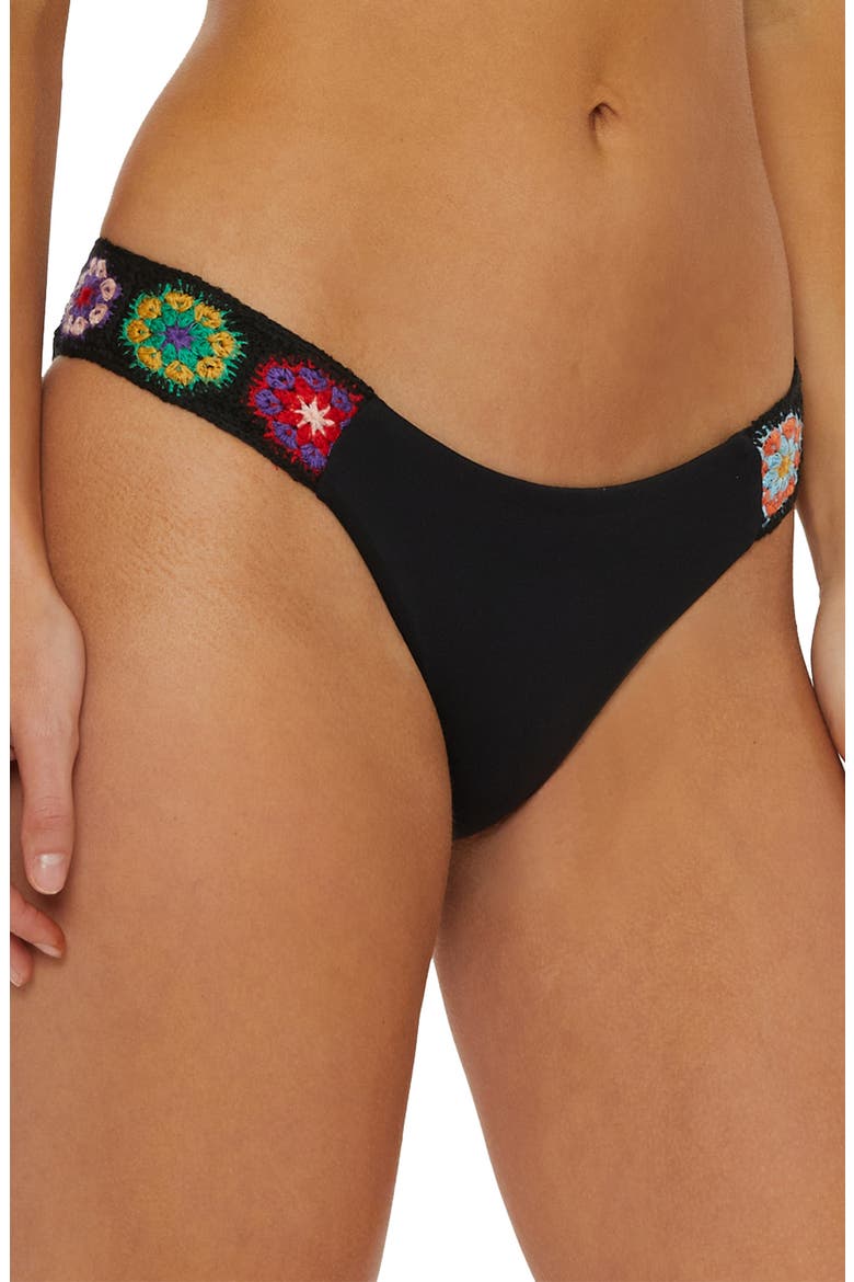 1969 Cali Swim Bottoms, Alternate, color, BLACK